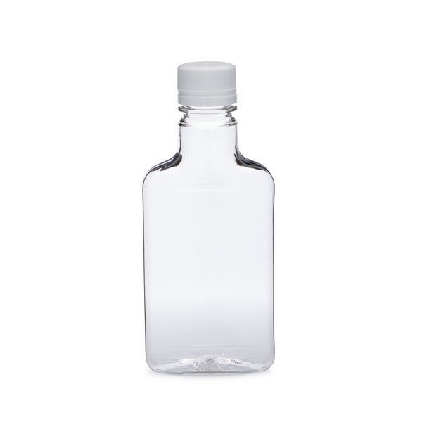 Clear PET Plastic Flasks with TamperEvident Cap Berlin