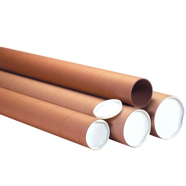 Light Duty White Mailing Tubes, Wholesale