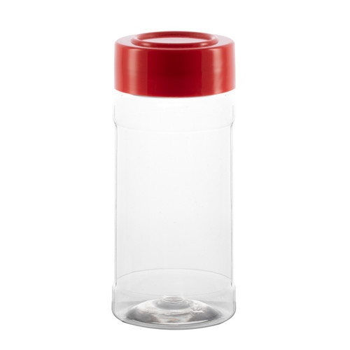 4 oz. Clear K-Resin Plastic Spice Bottles (43-485) - Wholesale