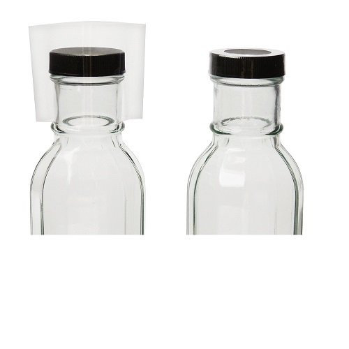 Boston Round Bottle, Clear with Fine Mist Spray Pump, White with Clear  Overcap - 50108 - 50109