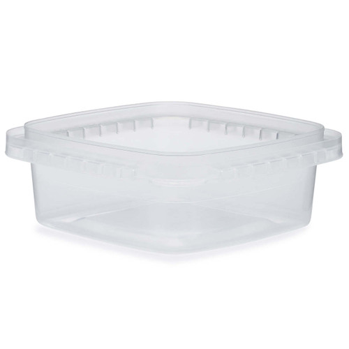 Clear Tamper Proof Plastic Food Sauce Pasta Rice Dips Containers//Tubs with Lids