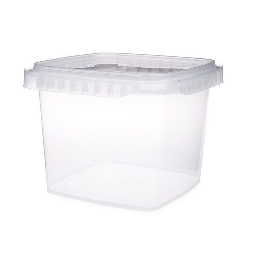 square plastic tub