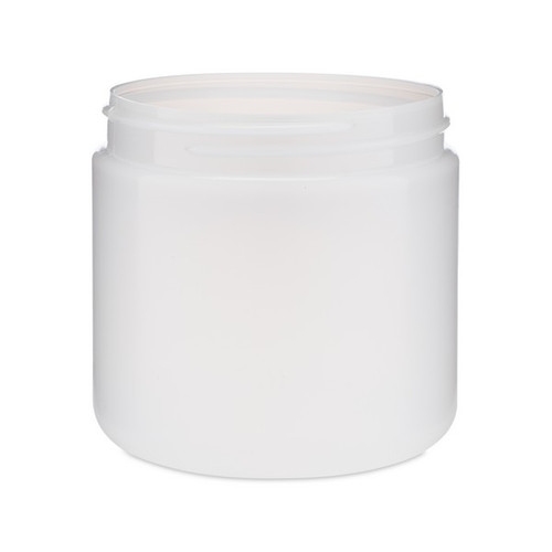 48 oz Clear PET Grippers (White Cap)