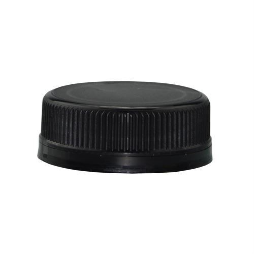 3oz PET Plastic Aviator Container TE/CRC Clear with Solid Black Cap -  Liquid Bottles LLC