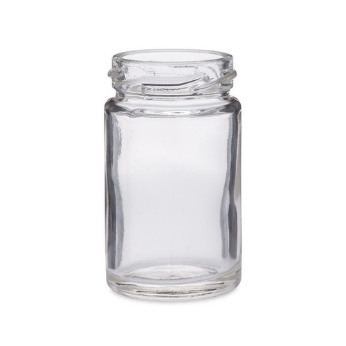 1.3oz Clear Glass Round Jars (Cap Not Included) for Canning Wholesale, 48/Case, Clear Type III 43 mm