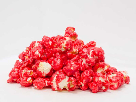 Red Cinnamon Popcorn | Main Street Fudge and Popcorn, Ohio