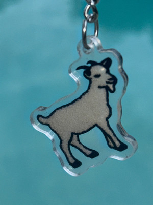 Goat Keychain