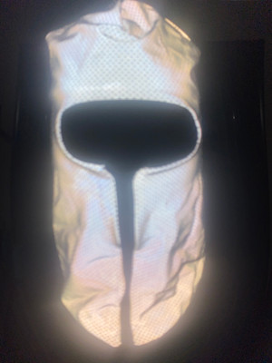 Reflective Zip Up Balaclava  