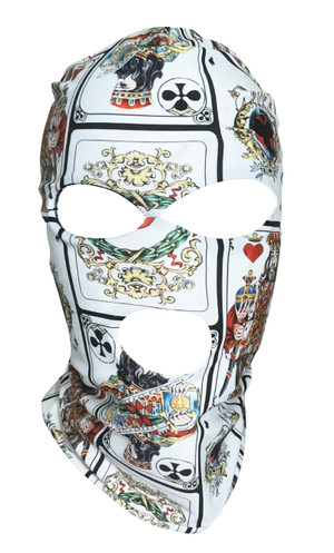 Kings and Aces Ski Mask 3 hole Playing Card Print