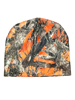 Orange Camo Fleece Beanie True Timber
