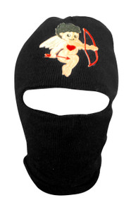 Cupid Black Balaclava  ski mask Cupid Black Balaclava  ski mask