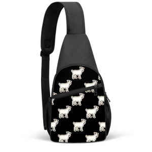 Black Cross Body Sling Bag (Small goats) Black Cross Body Sling Bag (Small goats)