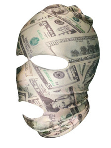 Ski Mask 3 hole Money Print Ski Mask 3 hole Money Print