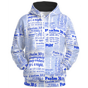 Psalm 30:5 Unisex Pullover Hoodie