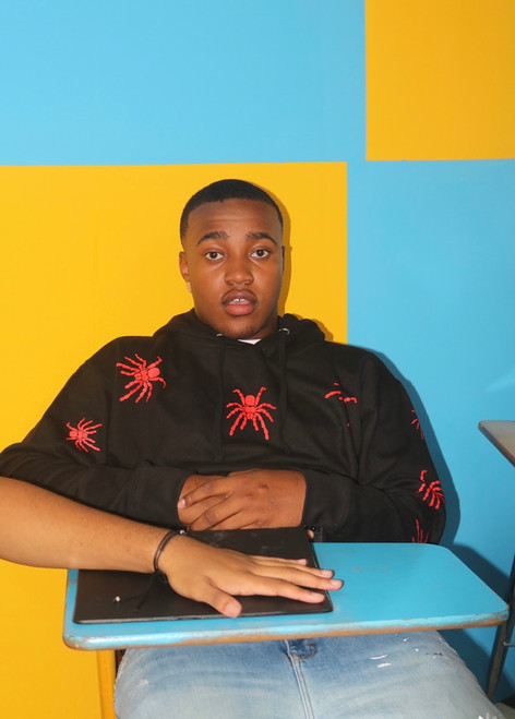 Red Spider Black Hoodie 