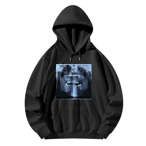 Tooth Monster X ray Cotton Hoodie