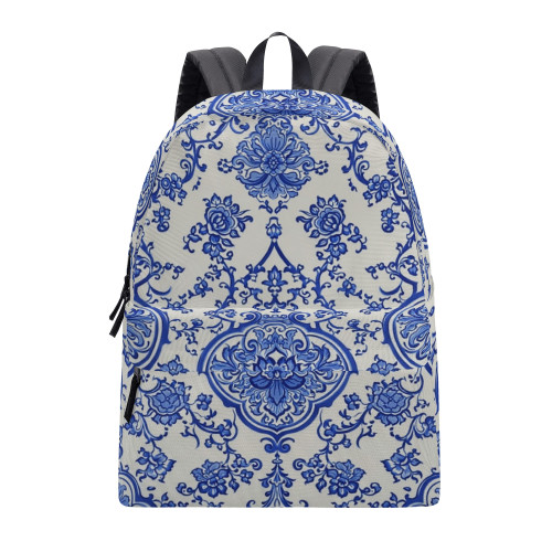 Blue and White Porcelain Backpack