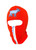 Neon Orange  reflective zip up Balaclava with Goat ski mask Neon Orange  reflective zip up Balaclava with Goat ski mask