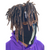 Dread Head Black reflective zip up Balaclava with goat emblem ski mask