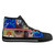 Turning Scars into Art High Top Canvas Shoes Black or White