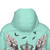 Mint Long Puffer Jacket with wings