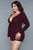 Nala Romper Burgundy