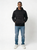Reflective  Goat  Black Double Up Hoodie - Twin Pouch Hoodie