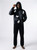 Reflective  Goat  Black Double Up Hoodie - Twin Pouch Hoodie