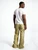 Made From Scratch Yellow Plaid Jean Pants