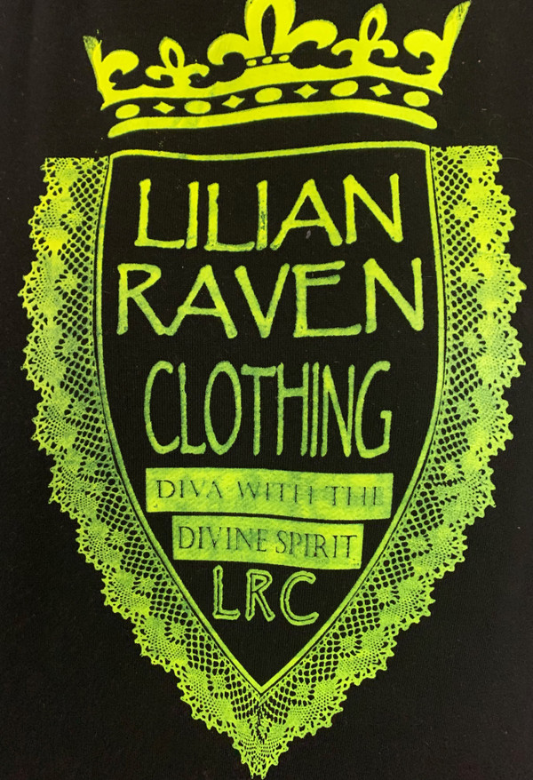 LRC Black and Lime Womens Hoodie