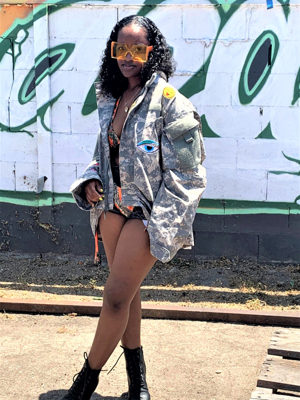 Eyes on Me  Military Army Jacket