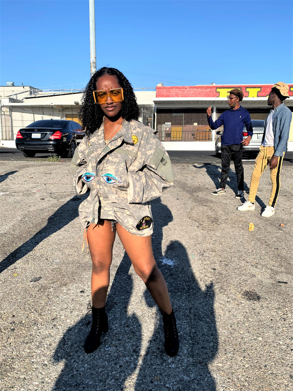 Eyes on Me  Military Army Jacket