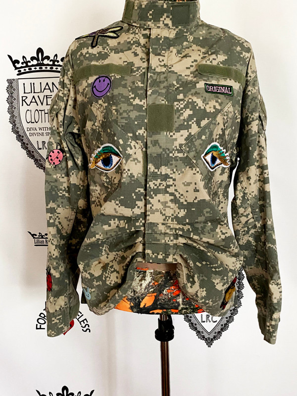 Eyes on Me  Military Army Jacket