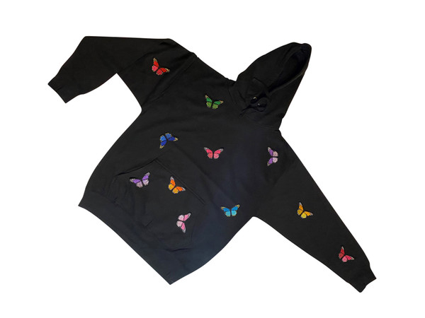Black Butterfly Hoodie 