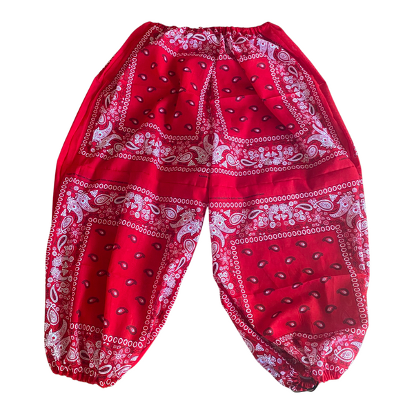 Bandana Scarf Pants Harem Baggy Adjustable waist