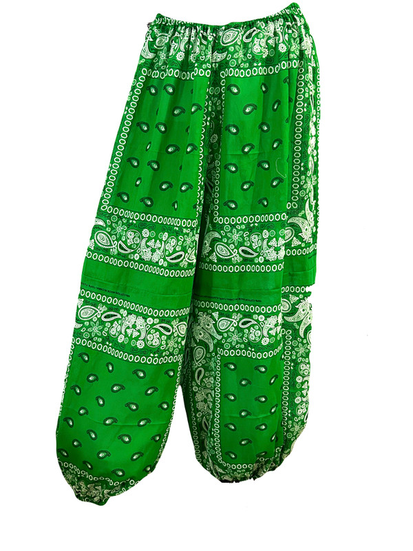Bandana Scarf Pants Harem Baggy Adjustable waist