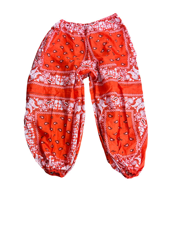 Bandana Scarf Pants Harem Baggy Adjustable waist