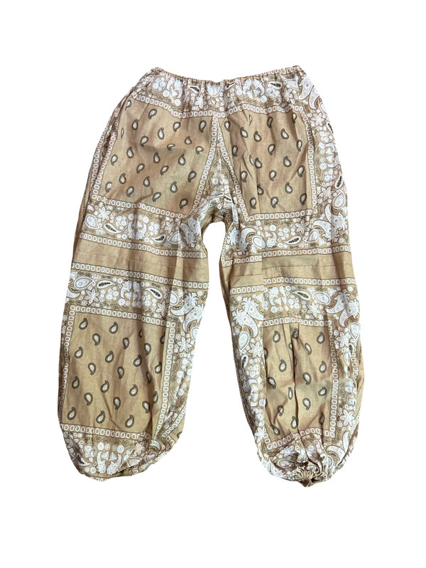 Bandana Scarf Pants Harem Baggy Adjustable waist