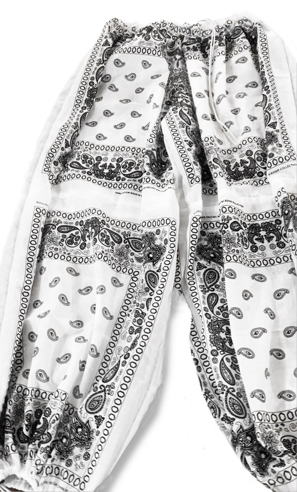 Bandana Scarf Pants Harem Baggy Adjustable waist