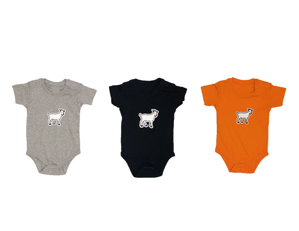 Goat (Greatest of all time) Kid Black Onesie
