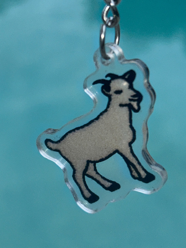 Goat Keychain