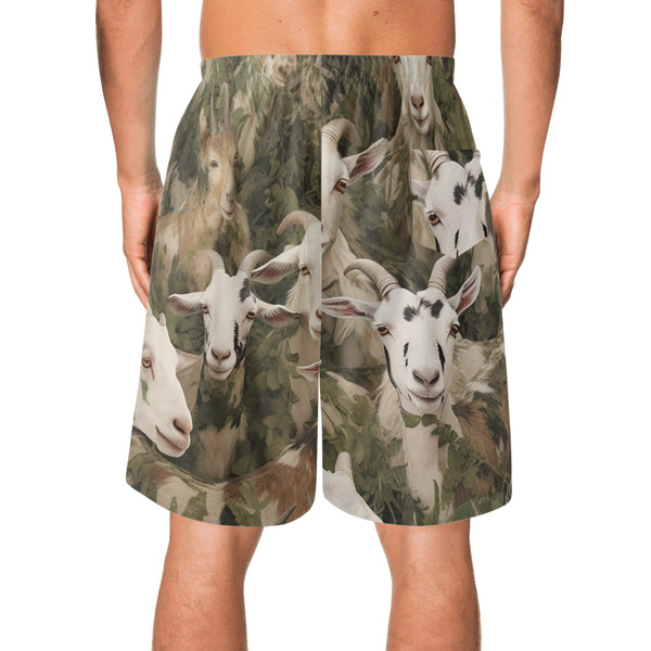 Goat Camo Lightweight Beach Shorts