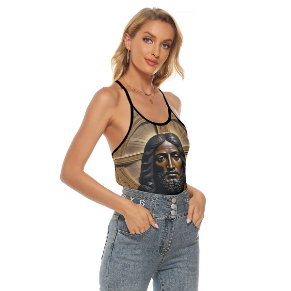 You Can't Cross Jesus Criss-Cross Open Back Tank Top
