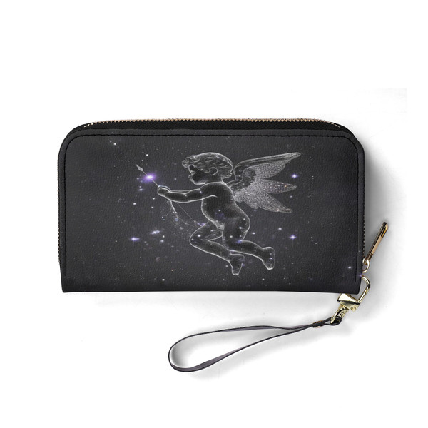 Cupid PU Leather Wallet with Strap