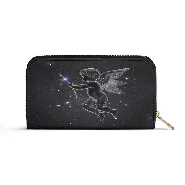 Cupid PU Leather Wallet with Strap