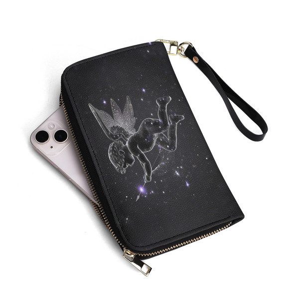 Cupid PU Leather Wallet with Strap