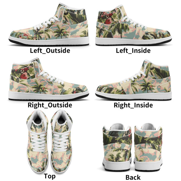 High Top  Sneakers & Hoodie Dress Set 