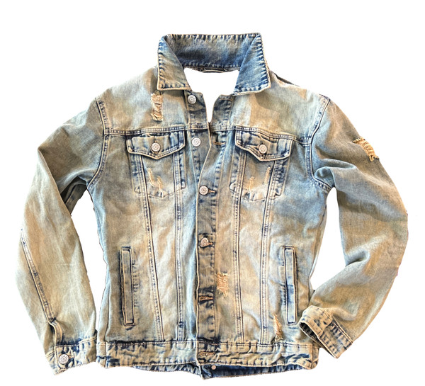 Women's Double Front Denim Jacket Back Same as Front