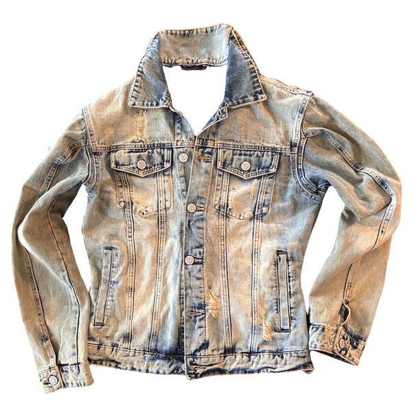 Women's Double Front Denim Jacket Back Same as Front