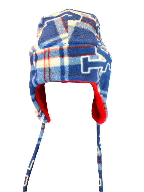 Dodgers Blue Plaid Trapper Hat